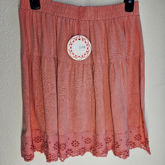 NWT!!! Umgee Women's Pink Skirt Size M - Picture 5 of 5